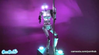 CamSoda - Sex Robot cam girl twerks and orgasms