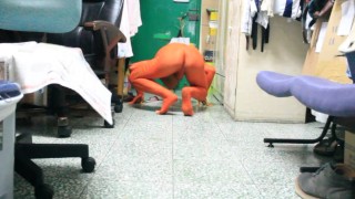 Red Dragon Boy / Body Paint / 19 Years Old Extreme Fetish Cosplay #2