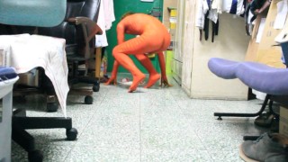 Red Dragon Boy / Body Paint / 19 Years Old Extreme Fetish Cosplay #2