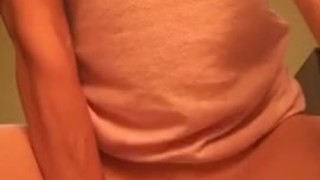 STRONG ORGASM WHILE RIDING A DILDO