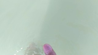 alone at the hot springs