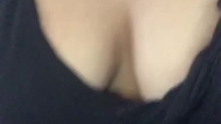 Driving again....showing tits and camel toe