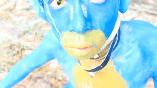 Pokemon Cute Boy / Body Paint / 19 Years Old Extreme Fetish Cosplay #1