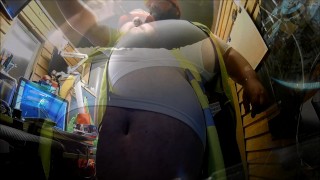 cable installation worker