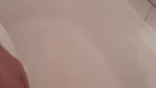 Pissing in the shower