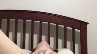 playing with purple toy and orgasms