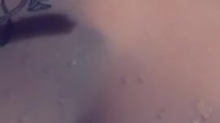 Hot wax on big tits