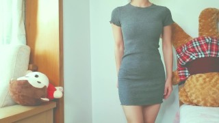 The last time to wear summer clothes changing online小姐姐在线换装 污老师炎炎