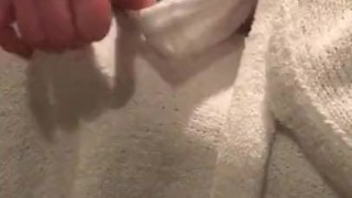 Pulling out my big thick hard 8” dick out