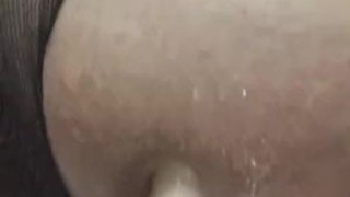 Wet pussy tease with fucking machine