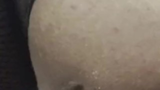 Teasing my wet pussy with fucking machine