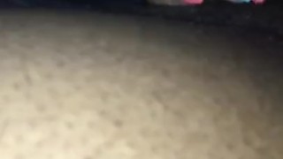 Beautiful Big Booty Redbone MILF masked blowjob and Cum in Mouth