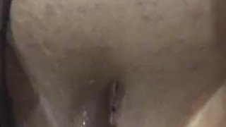 Fucking machine dildo cumming in my fat pussy