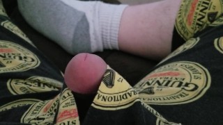My Throbbing Cock Escapes From The Fly Of My Lounge Pants