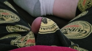 My Throbbing Cock Escapes From The Fly Of My Lounge Pants
