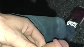 Soft Cock Jerk in Public Almost Caught