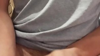 Young guy squirts load into hand