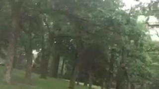 Public Throat fuck in broad daylight