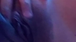 Stretching out my wet pussy.
