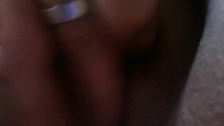 Up close and personal with Skyeseyes and her creamy pussy pie
