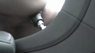 Fucking gearstick with my ass (low res old stuff)