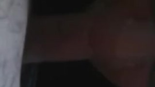 Sucking him clean after he fucked me, first blowjob video!!