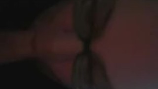 Sucking him clean after he fucked me, first blowjob video!!