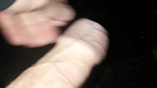 Outdoors masturbation