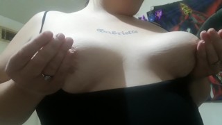 A little titty tease