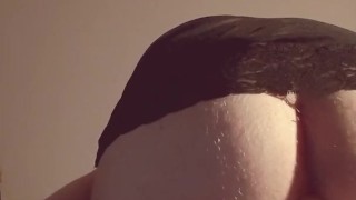 German Teen strech his Butt