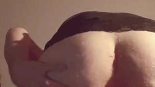 German Teen strech his Butt