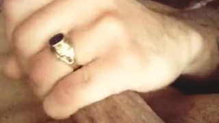 Young Latino stroking his cock
