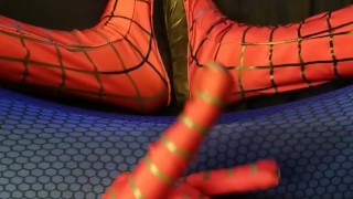Black Lewd Spidey Stroke