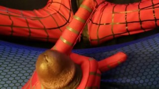 Black Lewd Spidey Stroke