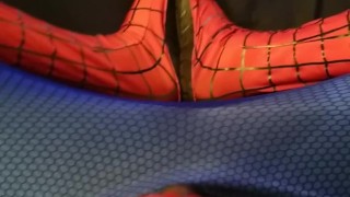 Black Lewd Spidey Stroke