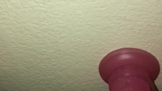 Self pussy fuck with dildo