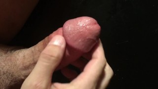 Blu Shoots thick daddy cum on table