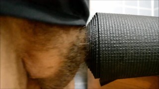 Blu Jacks his fat cock for neighbor daddy