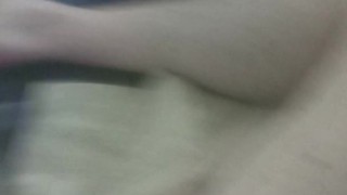 Jerkin my shaved cock