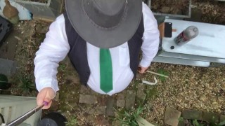 fat UK cigar cowboy clip