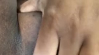 HORNY EBONY TEEN CREAMY PUSSY | SOLO MASTURBATION