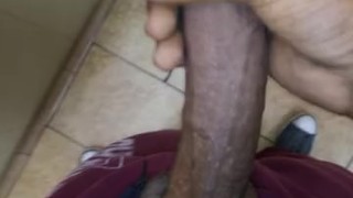 Public cumshot at Wal-Mart