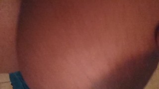 Thick Girl Masturbates With Big Black Dildo