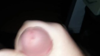 Shooting my warm cum