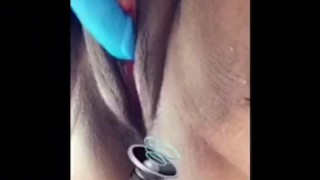 Black BBW Plays With WET Pussy *TURN YOUR VOLUME UP*