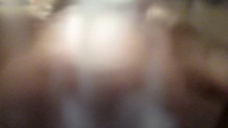 I shoot my wad onto the screen to the sound of high heels walking!