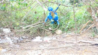 Real Pokemon Cosplay Boy / Body paint / Bodypaint Naked Cosplay #1