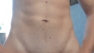  german guy edge his cock and cum handsfree