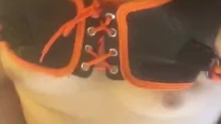 Pup scar’s quick cumshot