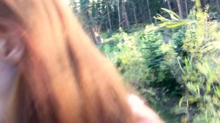 Almost Caught While Masturbating On Public Trail + BHS | freckledRED